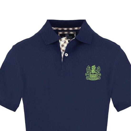 Aquascutum - Poloshirt für Herren, Mit Kragen, kurzärmlig (Marine) - Image 3