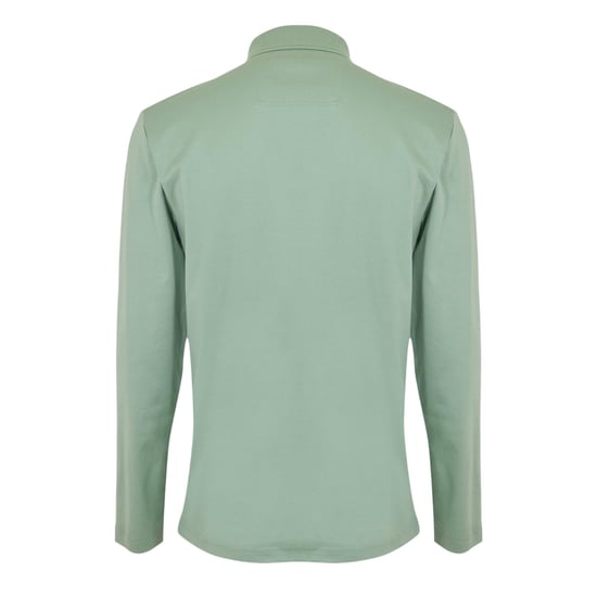 Boss - "Pirol" Poloshirt für Herren, Langärmlig (Grün) - Image 2