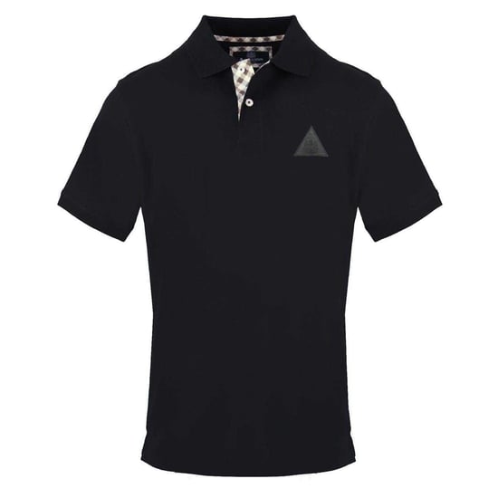 Aquascutum - Poloshirt für Herren, Mit Kragen, kurzärmlig (Schwarz) - Image 1