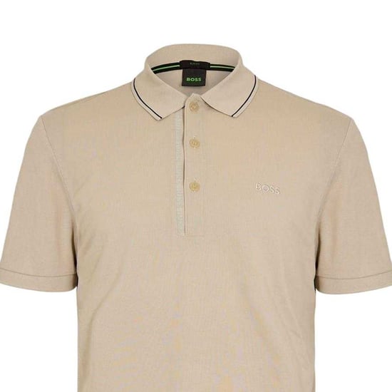 Boss - "Paule 4" Poloshirt für Herren (Hellbeige) - Image 3