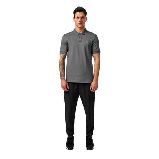 Boss - "Passenger" Poloshirt für Herren (Holzkohle) - Image 4