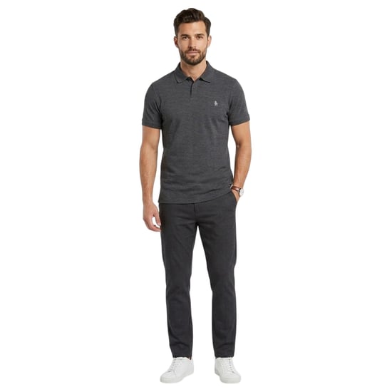 Original Penguin - Poloshirt für Herren (Holzkohle) - Image 4