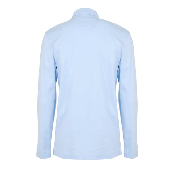 Boss - "Pirol" Poloshirt für Herren, Langärmlig (Blau) - Image 2