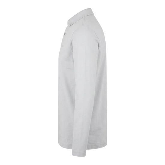 Boss - "Pirol" Poloshirt für Herren, Langärmlig (Hellgrau) - Image 3