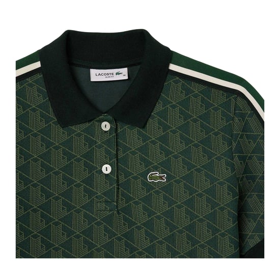 Lacoste - Poloshirt für Herren, Jacquard (Grün) - Image 2