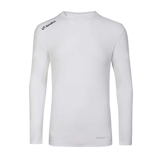 Sondico - Base Layer Oberteil für Herren, Langärmlig (Weiß) - Image 1