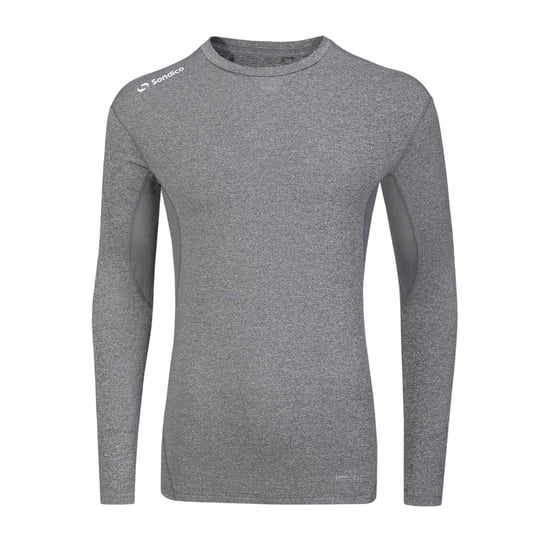 Sondico - Base Layer Oberteil für Herren, Langärmlig (Grau meliert meliert) - Image 1