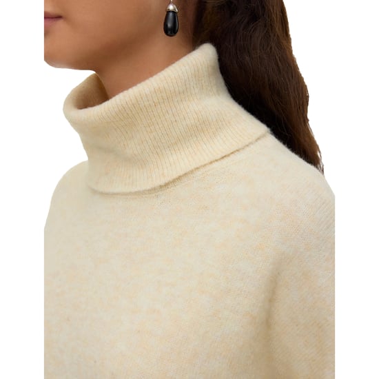 Vero Moda - Strickkleid für Damen, Rollkragen, Jerseyware (Natürlich) - Image 2