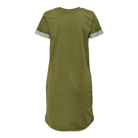 Only - Mini Shirt Dress für Damen, Rundhalsausschnitt (Martini Olive) - Image 2
