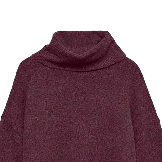 Vero Moda - Strickkleid für Damen, Rollkragen, Jerseyware (Weinrot) - Image 2