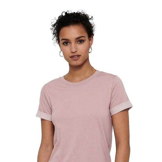 Only - Mini Shirt Dress für Damen, Rundhalsausschnitt (Rosa) - Image 4