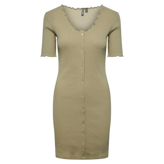 Pieces - "Nukisa" Bodycon Kleid für Damen, V-Ausschnitt (Tee) - Image 1
