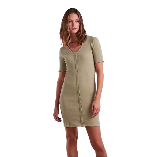 Pieces - "Nukisa" Bodycon Kleid für Damen, V-Ausschnitt (Tee) - Image 3