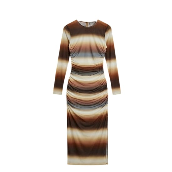 AX Paris - Midikleid für Damen, Transparent, Bodycon (Braun) - Image 2