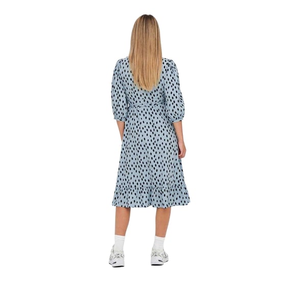 Only - Wickelkleid für Damen, Regulär (Nebelblau) - Image 2