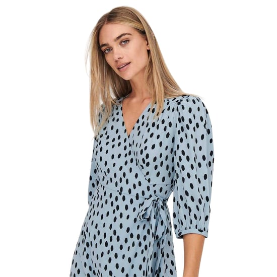 Only - Wickelkleid für Damen, Regulär (Nebelblau) - Image 3