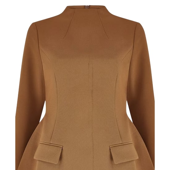 Odd Muse - Minikleid für Damen, Ausgestellt, Langärmlig (Oliv) - Image 3