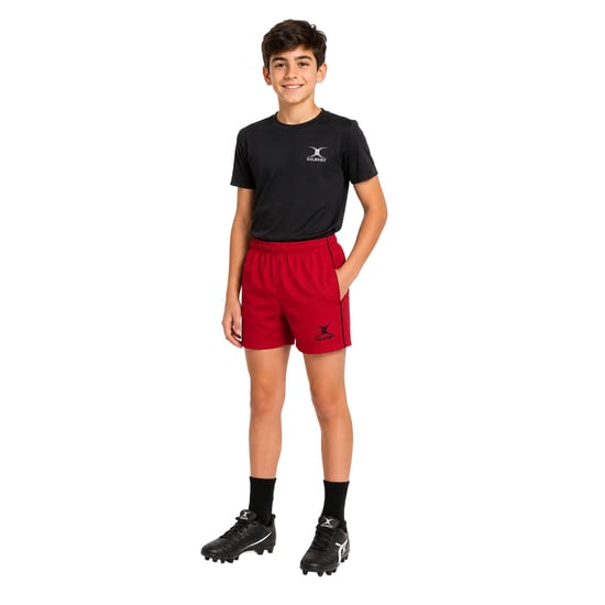 Gilbert - Rugby-Shorts für Kinder , Spiel (Rot) - Image 4