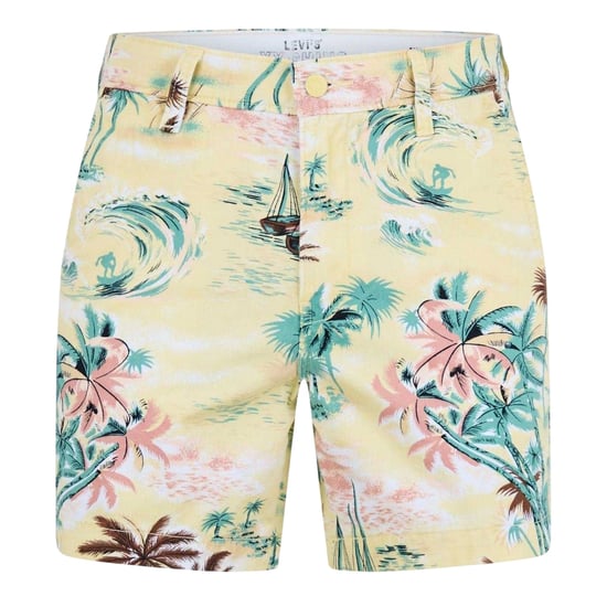Levis - "Authentic" Shorts für Herren (Gelb/Grün) - Image 1