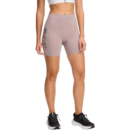 Under Armour - "Project Rock" Laufshorts für Damen (Grau) - Image 4
