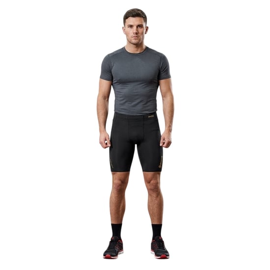 Skins - "A400" Kompressions-Shorts für Herren , Training (Schwarz) - Image 3