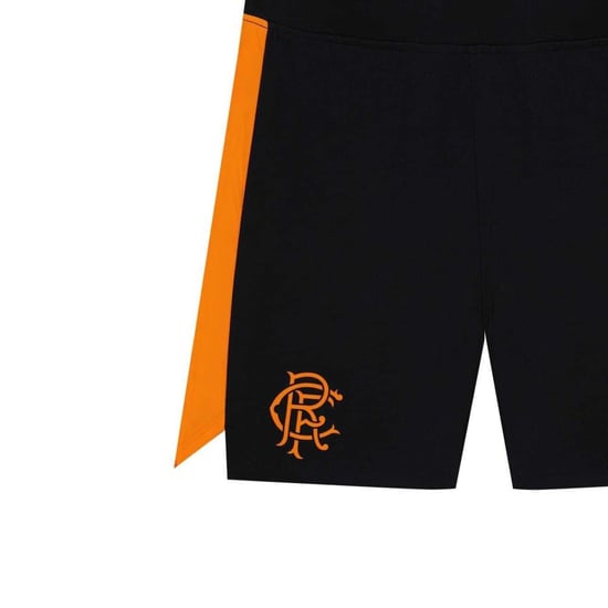 Castore - Fußballshorts für Kinder (Schwarz/Orange) - Image 3