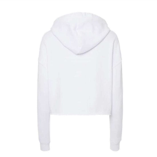 Miso - Kapuzenpullover für Damen, kurz geschnitten, meliert (Weiß) - Image 2