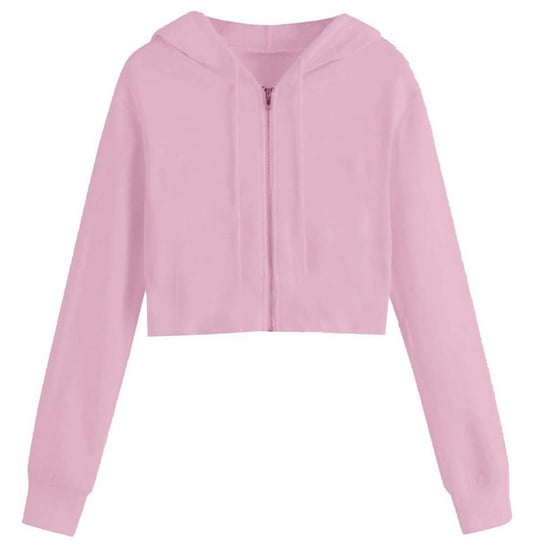 Miso - Kurz-Hoodie für Damen, leger (Pink) - Image 1