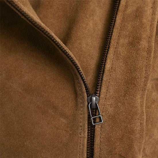 Elle - Bikerjacke für Damen, Wildleder (Hellbraun) - Image 4
