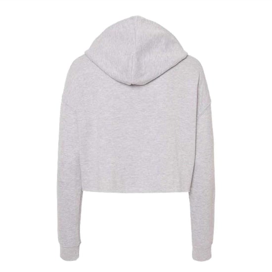 Miso - Kapuzenpullover für Damen, kurz geschnitten, meliert (Grau) - Image 2