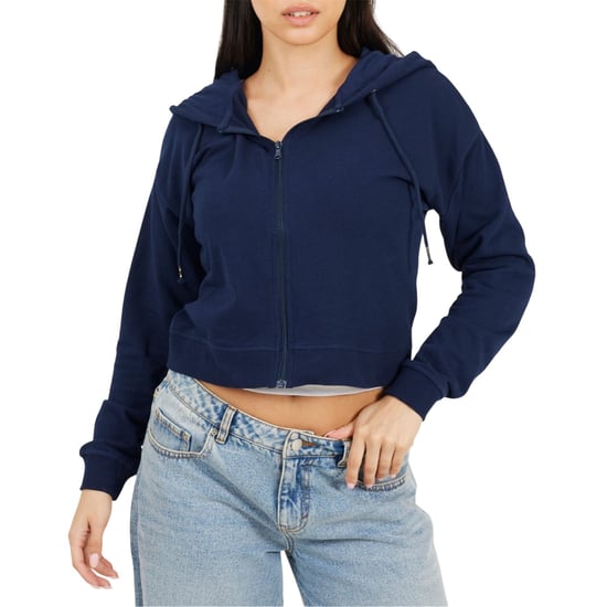 Brave Soul - Hoodie mit durchgehendem Reißverschluss für Damen (Marine) - Image 1