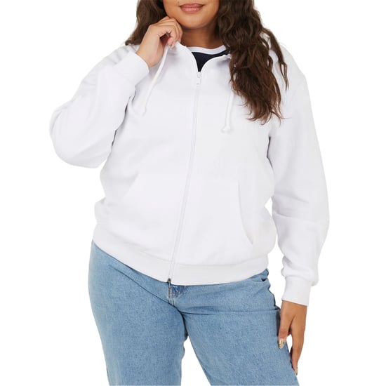 Brave Soul - Hoodie mit durchgehendem Reißverschluss für Damen, Plus (Weiß) - Image 2