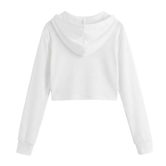 Miso - Hoodie mit durchgehendem Reißverschluss für Damen (Weiß) - Image 2