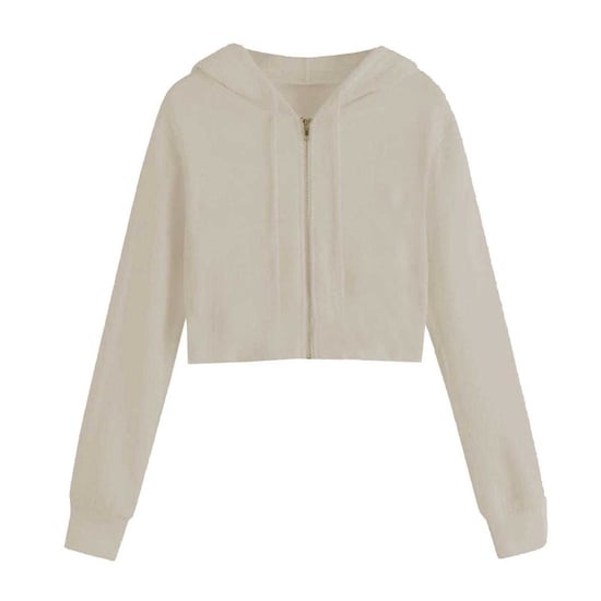 Miso - Hoodie mit durchgehendem Reißverschluss für Damen (Sand) - Image 1