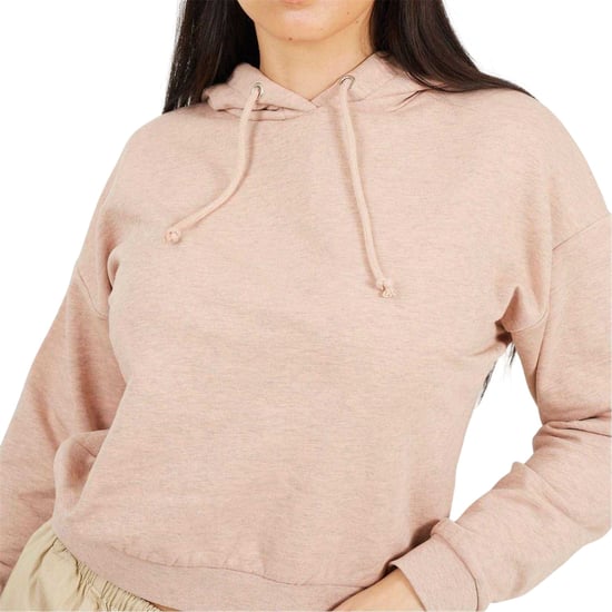 Brave Soul - Kurz-Hoodie für Damen (Braungrau) - Image 3
