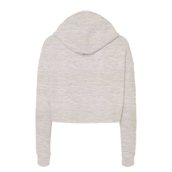 Miso - Kapuzenpullover für Damen, kurz geschnitten, meliert (Haferflocken) - Image 2