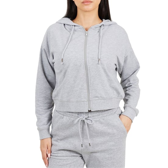 Brave Soul - Hoodie mit durchgehendem Reißverschluss für Damen (Grau meliert) - Image 2