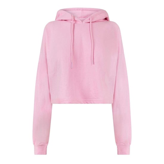 Miso - Kapuzenpullover für Damen, kurz geschnitten, meliert (Pink) - Image 1