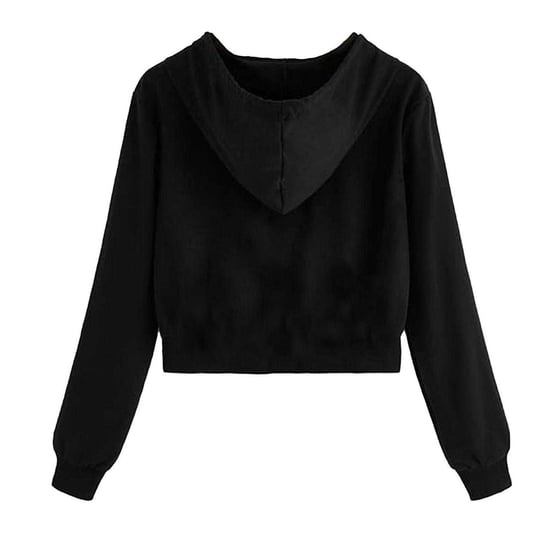 Miso - Hoodie mit durchgehendem Reißverschluss für Damen (Schwarz) - Image 2