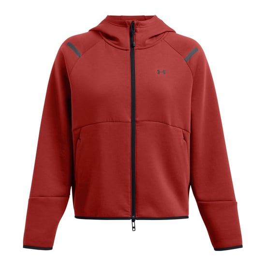 Under Armour - "Unstoppable" Sweatjacke für Damen (Orange) - Image 1