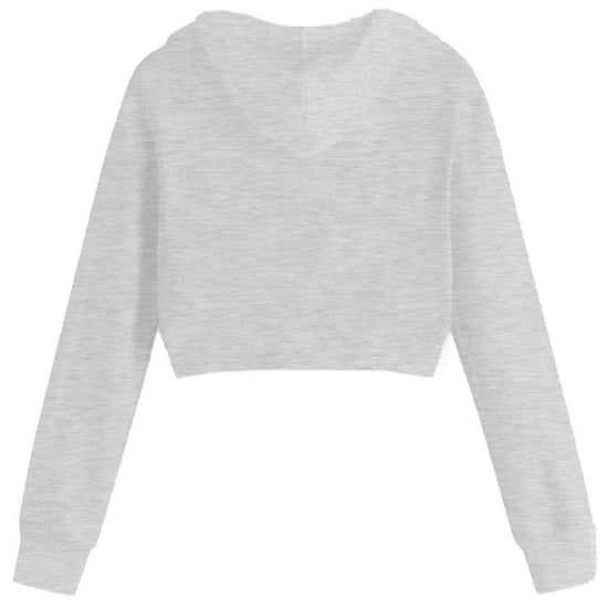 Miso - Kurz-Hoodie für Damen (Grau) - Image 2