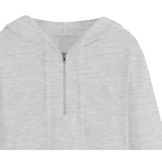 Miso - Kurz-Hoodie für Damen (Grau) - Image 3