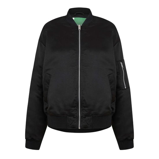 JJXX - Bomberjacke für Damen, Satin (Schwarz) - Image 1