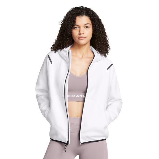 Under Armour - "Unstoppable" Sweatjacke für Damen (Weiß) - Image 3