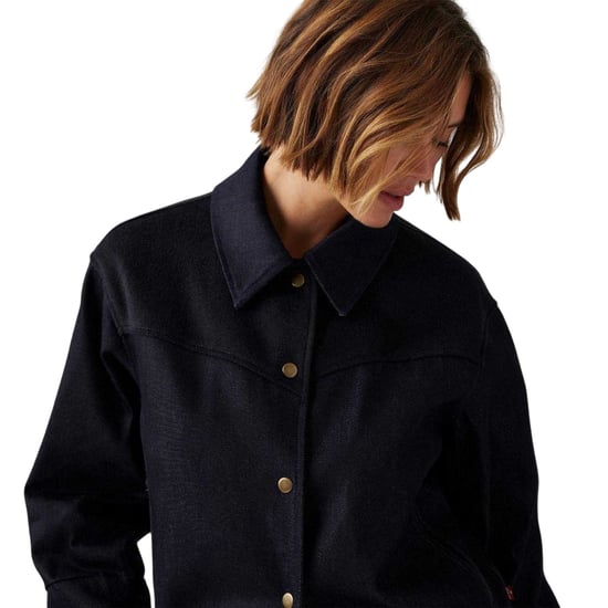 Levis - "Lennox" Varsity-Jacke (US-College-Stil) für Damen, Front Knopfleiste (Blau) - Image 3