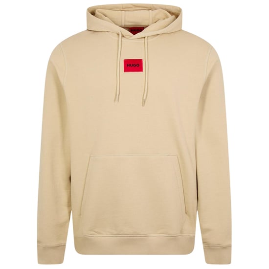 Hugo - Hoodie zum Überziehen für Herren, Baumwollmischung (Beige) - Image 2