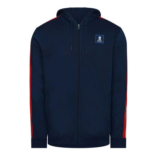 Castore - Hoodie mit durchgehendem Reißverschluss für Herren (Marineblaue Pfingstrose) - Image 1