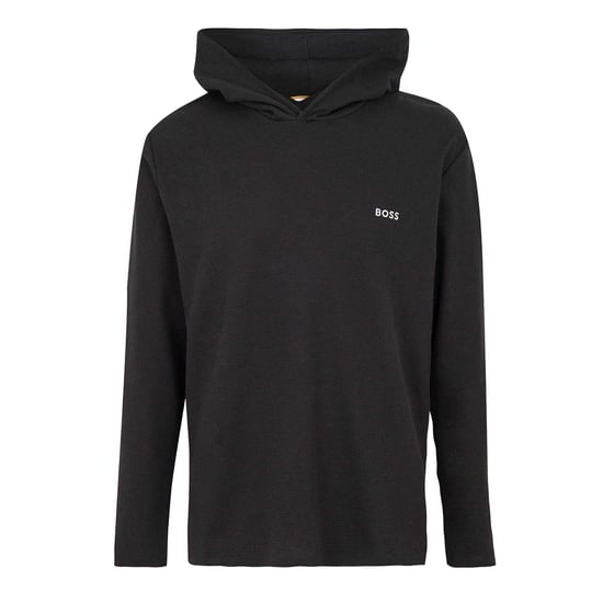 Boss - Hoodie zum Überziehen für Herren, Waffelstrick (Schwarz) - Image 1