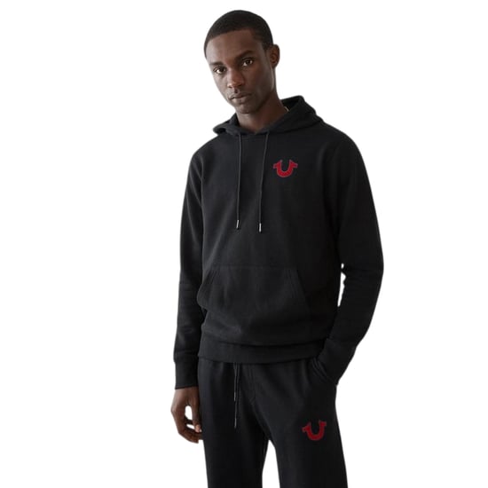True Religion - Hoodie zum Überziehen für Herren (Schwarz) - Image 2