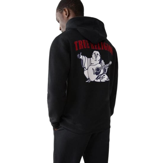 True Religion - Hoodie zum Überziehen für Herren (Schwarz) - Image 3